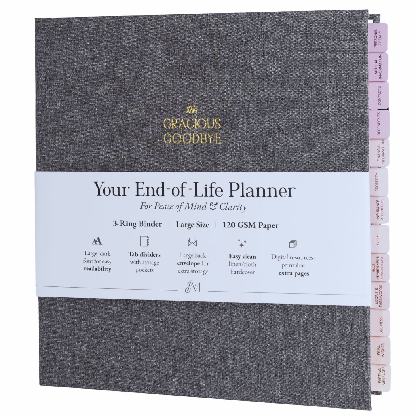 The Gracious Goodbye | Comprehensive End-of-Life Planner & Legacy Binder